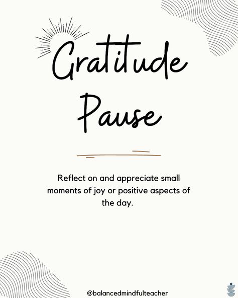 ✨ Cultivate Joy with a Gratitude Pause! Teachers, let's dive into our Micro-Moments of Self-Care series – today, it's all about embracing the magic in small moments. ⁠ ⁠ Pause, reflect, and appreciate the gems of your day. Whether it's a student's 'aha' moment or the warmth of a colleague's smile, these moments deserve celebration. 🌈⁠ ⁠ Take a deep breath, savor the positives, and share a gratitude moment that brightened your day. Let's create a ripple effect of joy in our teaching journey! 🌟 Beauty Tips Quotes, Aha Moment, Ripple Effect, Small Moments, Take A Deep Breath, Deep Breath, Wellness Tips, Thought Provoking, Gratitude