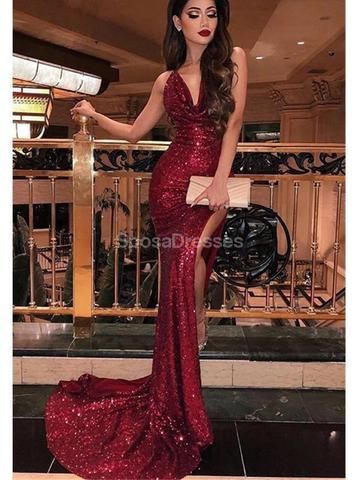 Blue Mermaid Prom Dress, Sparkle Prom Dress, Sequins Dress, Mermaid Sequin, Blue Mermaid, Sequin Prom Dresses, Red Sequin, Mermaid Prom Dresses, Formal Evening Dresses