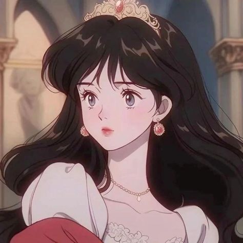 Anime Princess Aesthetic, Disney Art Style, Aesthetic Profile Picture Cartoon Soft, Disney Princess Artwork, Girly Art Illustrations, Cartoon Profile, I'm Just A Girl, Digital Art Anime, Cartoon Profile Pics