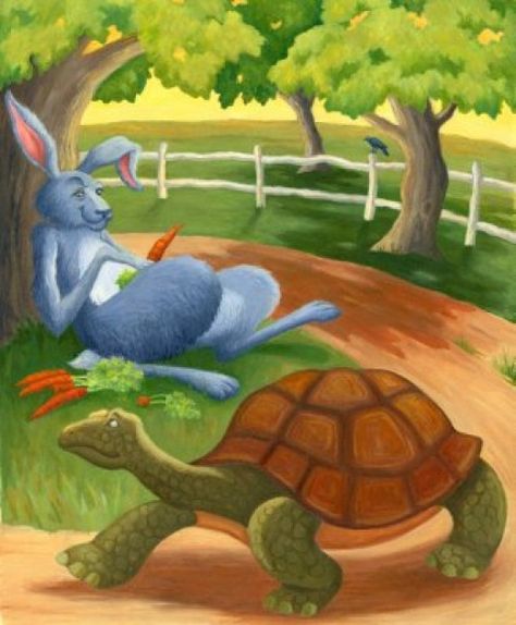 Moral stories help us remember lessons and virtues that we should use in everyday life. Here's a hub that takes us back to being kids and learning about all the good things in life. Kids Short Stories, The Hare And The Tortoise, Rabbit And Tortoise, Hare And The Tortoise, World Turtle Day, Turtle Day, Lion And The Mouse, Short Moral Stories, Indian Legends