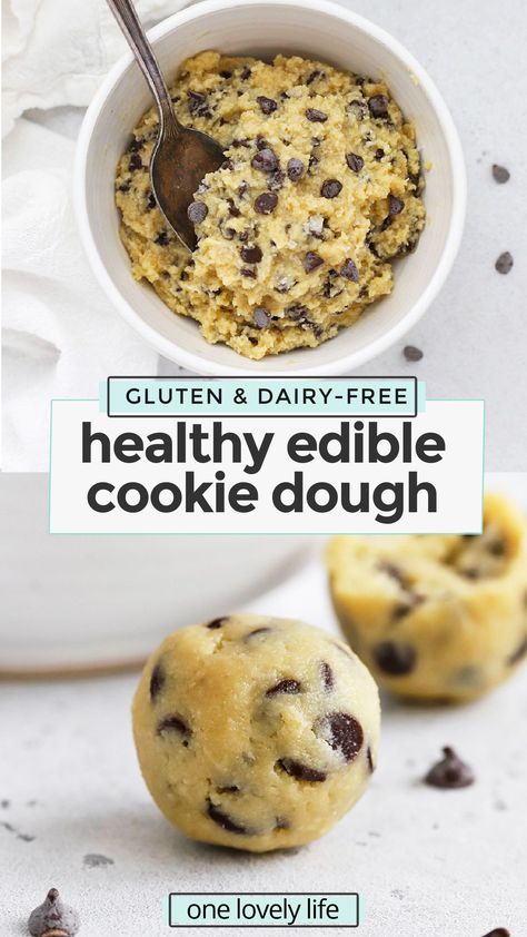 Healthy Cookie Dough Without Peanut Butter, Almond Flour Energy Bites, Healthy Baking Recipes Low Calories, Almond Flour Cookie Dough, Healthy Edible Cookie Dough, Edible Cookie Dough Healthy, Healthy Cookie Dough Bites, Edible Cookie Dough Bites, Gluten Free Cookie Dough