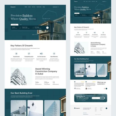 Explore Our Latest Real Estate Website Design - Share Your Thoughts with Us! - We recently crafted a sleek website for a real estate company, focusing on a modern, dynamic aesthetic with smooth animations and a clean layout💥 ~ ~ Check our profile for more design tips tricks and cool stuff! ~ ~ #Design #dreamhome #realestate #RealEstateDesign #realators#constraction #miami #florid #websitedesigners #mockupdesign #landingpagedesign #landingpages #uidesign #ui #uxdesign #ux #USA #usadesigner #no... Dynamic Aesthetic, Real Estate Website Design, Inmobiliaria Ideas, Real Estate Site, Real Estates Design, Ui Design Website, Website Design Layout, Portfolio Layout, Real Estate Company