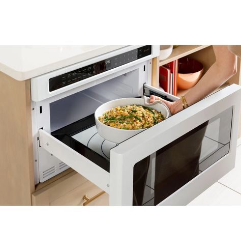 Café Built-In Microwave Drawer Oven & Reviews | Perigold Microwave Oven Drawer, Cafe Drawer Microwave, Ge Cafe Microwave, Ge Cafe Microwave Convection, Breville Combi Wave Microwave 3 In 1, Microwave Drawer, Small Microwave, Built In Microwave, Packaged Food