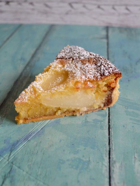 Pear Pie Gluten Free, Pear Recipes Healthy Gluten Free, Gluten Free Pear Tart, Gluten Free Bakewell Tart Recipe, Vegan Frangipane Tart, Recipes For Bread, Dairy And Gluten Free, British Recipes, Bakewell Tart