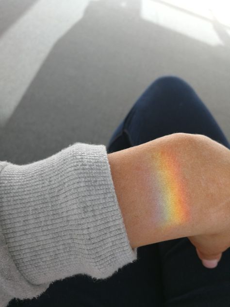 Real life rainbow tattoo Reflection Tattoo, Rainbow Tattoo, Full Moon Tattoo, Rainbow Tattoos, Tattoo Now, Rainbow Aesthetic, Positive Quotes For Life, Moon Tattoo, Positive Life