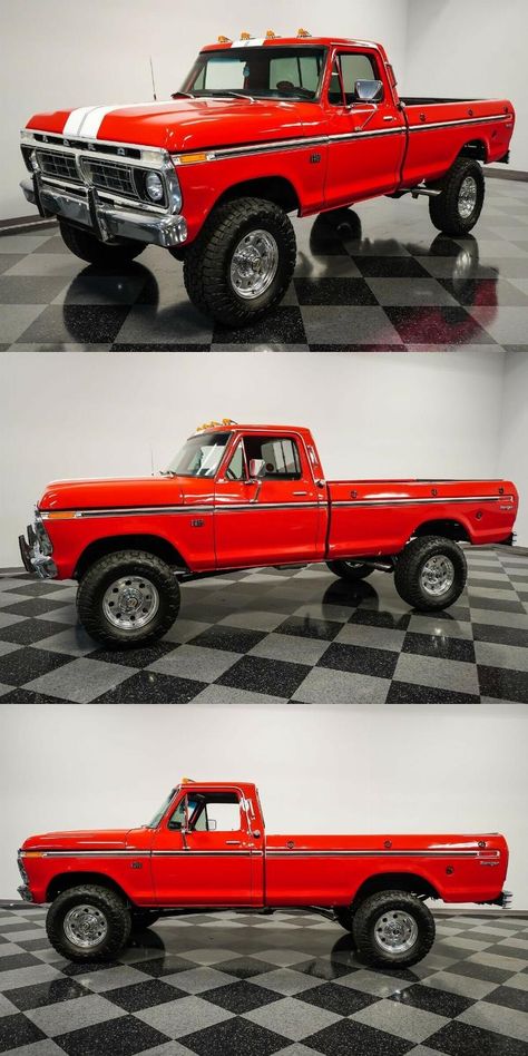 F250 Highboy, 1975 Ford F250, Ford Highboy 4x4, Ford 4x4, Future Trucks, Built Ford Tough, Rusty Cars, Lifted Cars, Ford Pickup Trucks