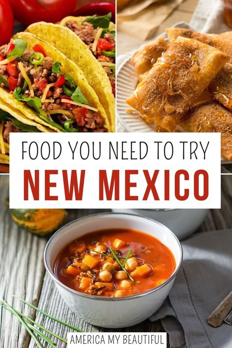 New Mexico Recipes Santa Fe, New Mexico Art Ideas, New Mexico Food Recipes, New Mexican Food Recipes, New Mexico Green Chili, New Mexico Recipes, New Mexico Food, American Cuisine Recipes, New Mexican Food