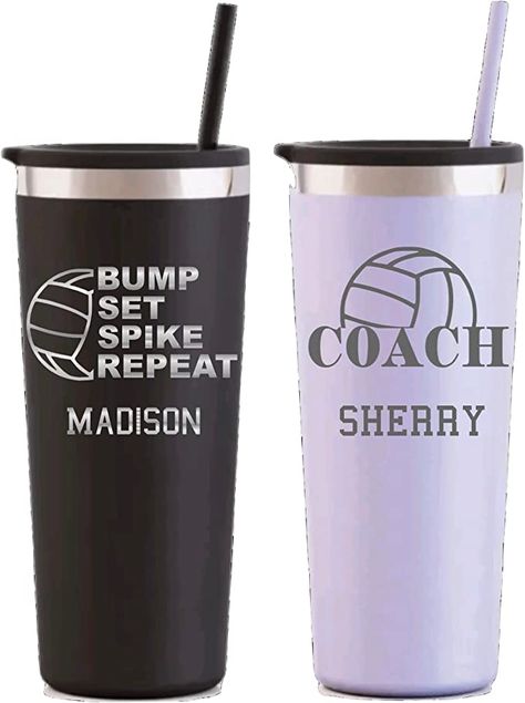 Volleyball Water Bottles, Volleyball Coach Gifts, Volleyball Team Gifts, Personalized Basketball, Volleyball Gifts, Coaching Volleyball, Assistant Gifts, Volleyball Team, Volleyball Players