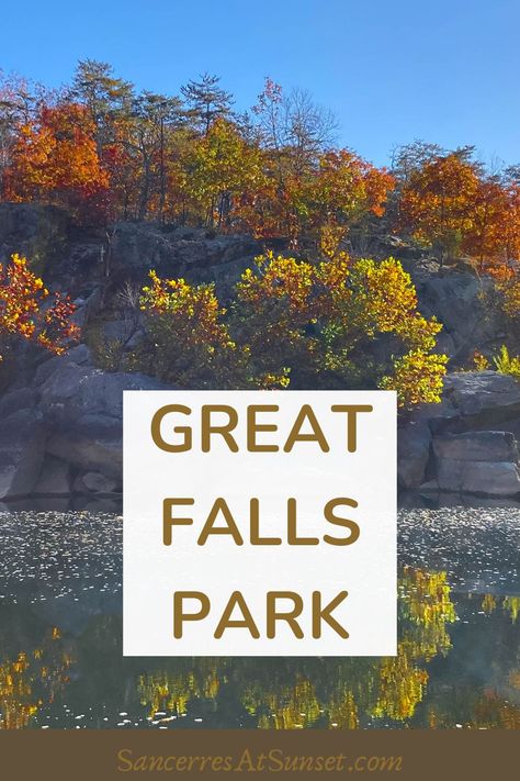 Great Falls Park in Virginia via @lesliecarbone Great Falls Park Virginia, Great Falls Virginia, Potomac River, Virginia Travel, River Bank, Great Falls, Shenandoah National Park, Travel Destinations Asia, Northern Virginia