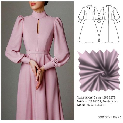 Modest Clothing Sewing Patterns, Modest Dress Sewing Patterns, Modest Sewing Patterns, Sewist Patterns, Long Sleeve Dress Sewing Pattern, Modest Dress Patterns, Dress Patterns For Women, Long Dress Sewing Patterns, Fashion Design Ideas