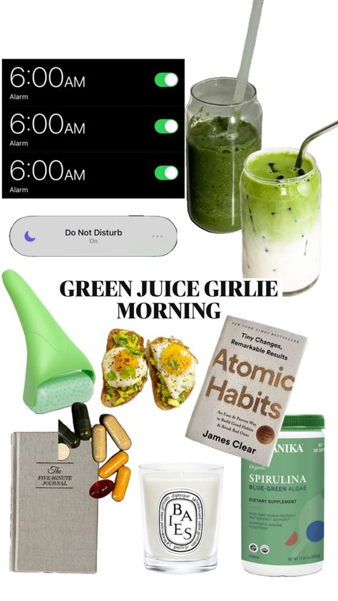 Green juice, green juice girl, morning routine, morning goals, wellness, healthy lifestyle Green Juice Girl Aesthetic, Green Juice Aesthetic, Green Juice Girl, Juice Aesthetic, Girlie Aesthetic, Juice Healthy, Aesthetic Morning, Holistic Diet, Wellness Wednesday