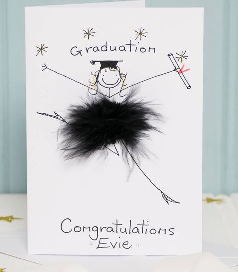 Handmade Personalised Graduation Card Graduation Card Diy, Graduation Cards Homemade, Graduation Cards Diy, Graduation Card Ideas, Graduation Card Sayings, Diy Graduation Cards, Invitations Graduation, Diy Card Box, Graduation Card Boxes