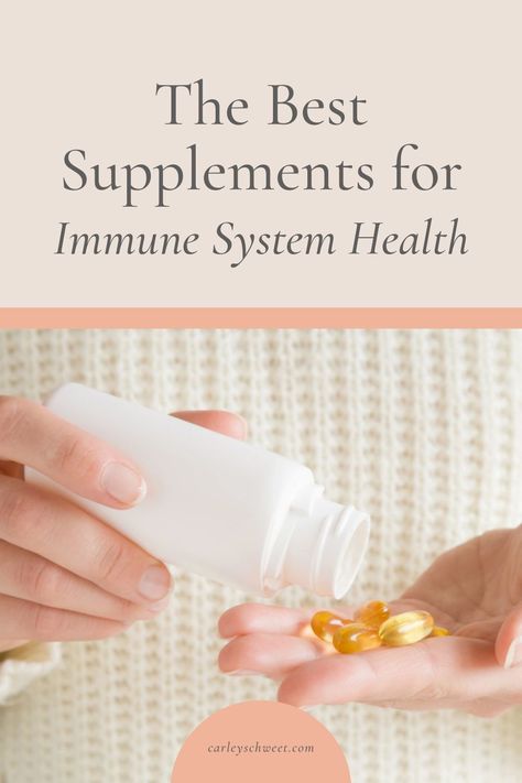 These are the best supplements for immune system health. Typically most important in winter, immune support is becoming a year-round priority for most of us. If you’re curious what herbal supplements will help your immune system, check out this blog post for a helpful list. #wellness #supplements How To Boost Your Immune System, Women Supplements, Blood Sugar Diet, Doctor Advice, Health And Fitness Magazine, Healthy Diet Tips, Daily Health Tips, Healthy Routine, Fitness Advice