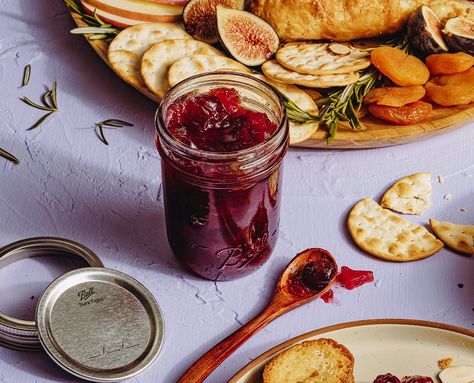 Cranberry Orange Pear Jam | Ball® Mason Jars Cranberry Orange Jam Recipe, Orange Jam Recipes, Canning And Preserving, Cranberry Pear, Orange Jam, Cranberry Jam, Jar Recipes, Pear Jam, Jam Recipes Homemade