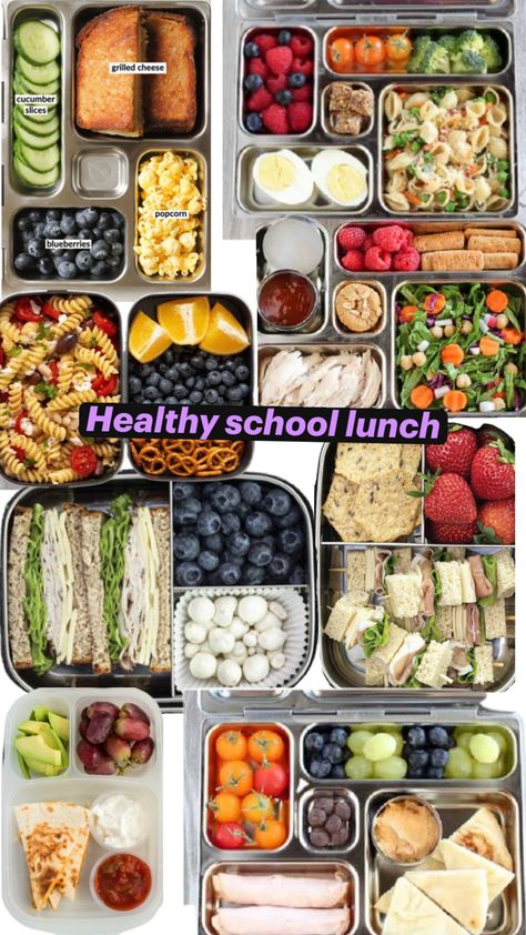 Granola Lunch Ideas, Bento Box Lunch For College, Healthy College Lunch Ideas, Healthy Small Lunch Ideas, Protein Ideas For Lunch, Lunch Ideas For School Vegetarian, Snacks For Husband At Work, Healthy Lunches For School Teenagers, Uni Lunch Box Ideas