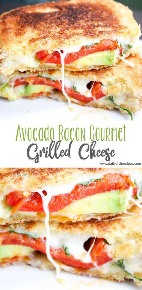 Gourmet Grilled Cheeses, Sandwich Gourmet, Guacamole Grilled Cheese, Gourmet Grill, Gourmet Grilled Cheese Sandwich, Fancy Grilled Cheese, Sandwich Wraps Recipes, Grill Sandwich, Gourmet Grilled Cheese