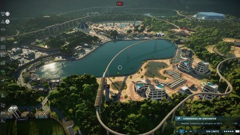 Jurassic World Evolution 2 Park Layout, Jwe2 Park Ideas, Jurassic World Evolution 2 Park Ideas, Jurassic World Evolution 2, Jurassic World Evolution, Park Ideas, Jurassic Park World, Concept Ships, Parking Design