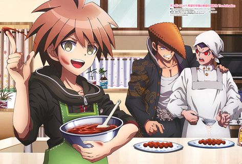 Danganronpa Taka, Ishimaru Kiyotaka, Hope's Peak Academy, Makoto Naegi, Danganronpa Trigger Happy Havoc, Foto Top, Danganronpa Funny, Promo Poster, Danganronpa 1