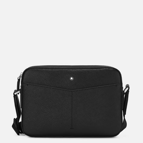 Montblanc Sartorial Zip Top Messenger - Luxury Cross bodies. Discover and shop on Montblanc.com. Free Personalization. Free shipping. Montblanc Bag, Sartorial Style, Leather Designs, Luxury Leather Bag, Contemporary Designs, Elegant Accessories, Printed Leather, Leather Design, Zip Top