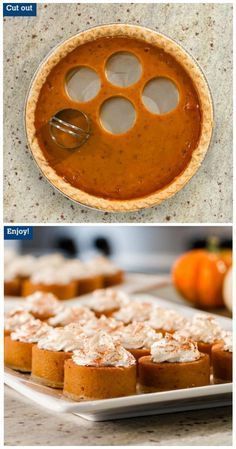 Pumpkin Pie Cups Recipe, Thanksgiving Bunco Food Ideas, Fall First Birthday Activities, Yummy Thanksgiving Dishes, Decorating Pumpkin Pie, Cheap Fall Party Food, Dollarstore Fall Decor, Easy Fall Wedding Decor, Pink Pumpkin Flower Arrangements