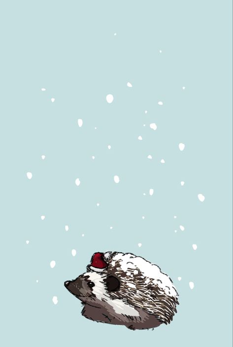 Christmas hedgehog wallpaper Hedgehog Wallpaper, Christmas Hedgehog, Christmas Wallpaper, Wallpapers, Christmas, Quick Saves