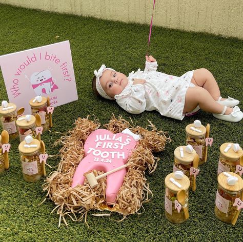 Happy first tooth for baby Julia! 🦷🧚🏻‍♀️💝 #firsttooth #trendycandy Happy First Tooth, Tooth Party, Baby Photography Poses, First Tooth, April 20, Baby Photography, Photography Poses, Candy, Photography