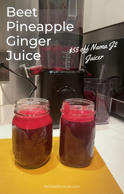 Ginger Beet Juice, Beet And Ginger Juice, Beet Ginger Juice, Beets Pineapple Juice, Pineapple Beet Juice, Yellow Juice Recipes, Beet Shots Recipe, Beet Pineapple Juice Recipe, Beet Juice Shots