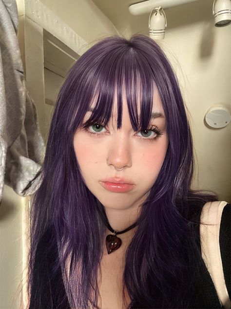 Dark Purple Hair, Dyed Hair Inspiration, Pretty Hair Color, Hair Stylies, Dye My Hair, Hair Dye Colors, Hair Inspiration Color, Hair Inspo Color, Aesthetic Hair