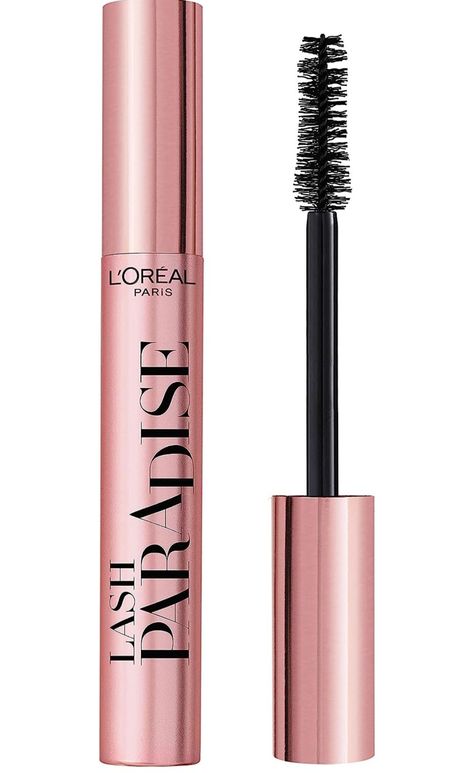 L'Oréal Paris Intense Volume Mascara, Volumising and Lengthening, Infused with Castor and Floral Oils to Condition Eyelashes, Suitable for Sensitive Eyes, Soft Fibre Brush, Lash Paradise, Black Loreal Lash Paradise, Loreal Lash Paradise Mascara, Loreal Mascara, Lash Paradise, Mascara Review, Brown Mascara, Lengthening Mascara, Floral Oil, Sensitive Eyes