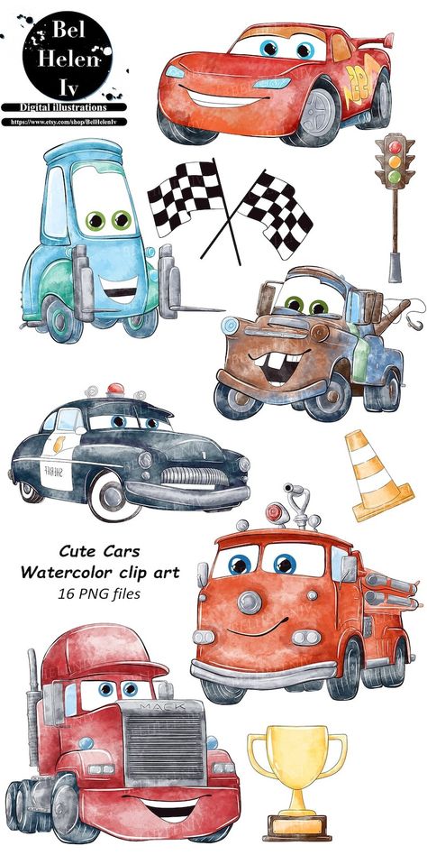 Background Car, Disney Cars Birthday, Car Birthday Theme, Idee Cricut, Cars Theme Birthday Party, Cars Party, Clip Art Png, Car Themes, Cars Birthday Parties