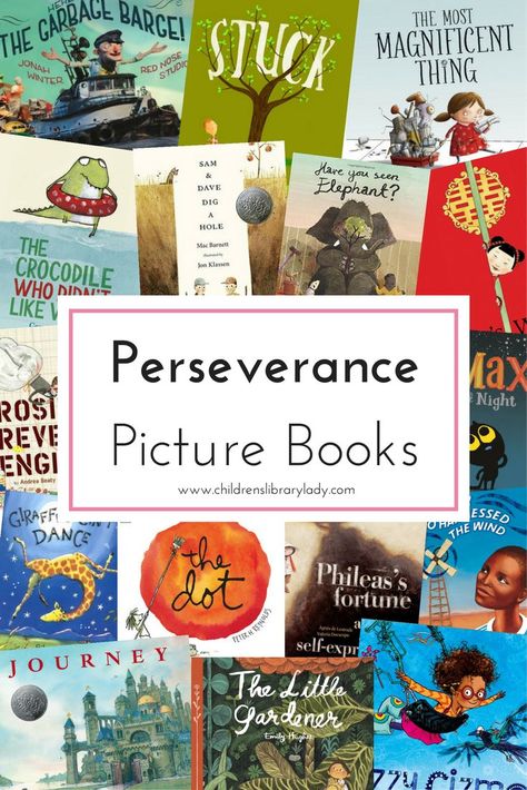 Perseverance Picture Book List Perseverance Activities, Character Education Lessons, Kid Books, To Do List Printable, Childrens Library, Children Books, Mentor Texts, Preschool Books, Character Education