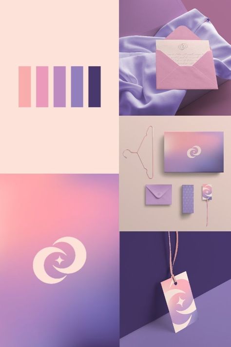 Alphabet Logo, Feminine Brand, طابع بريدي, Feminine Branding, Unique Logo Design, Brand Color Palette, Feminine Logo, Color Palette Design, Branding Design Inspiration