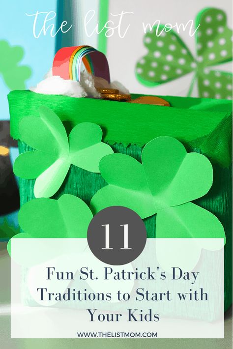 Are you looking for fun St. Patrick's day Traditions for kids? Check out these 11 fun St. Patrick's Day traditions for kids. Toddler Saint Patricks Day, St Paddy’s Day Activities For Kids, St Patrick’s Traditions, St Patrick's Day With Kids, Kid St Patricks Day, Things To Do For St Patricks Day, Fun Things To Do For St Patricks Day, St Patrick’s Day For Kids At Home, St Patrick’s Day Morning Kids