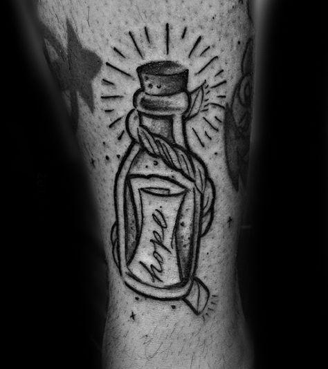 Message Bottle Tattoo, Traditional Tattoo Message In A Bottle, Bottle Tattoo Old School, Message In A Bottle Tattoo Traditional, Message In A Bottle Tattoo Simple, Pirate Bottle Tattoo, Bottle Tattoo Design, Ocean In A Bottle Tattoo, Island In A Bottle Tattoo