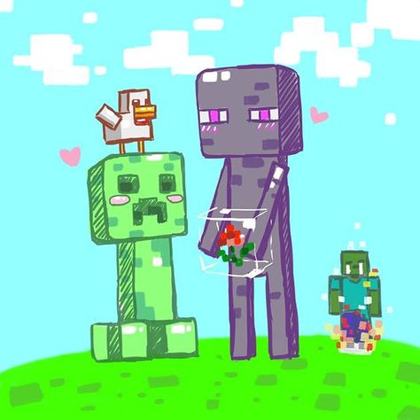 Minecraft Enderman Drawing, Enderman Tattoo, Roblox Textures, Minecraft Portal, Girl Drawing Easy, Minecraft Drawings, Creeper Minecraft, Minecraft Pictures, Monster School