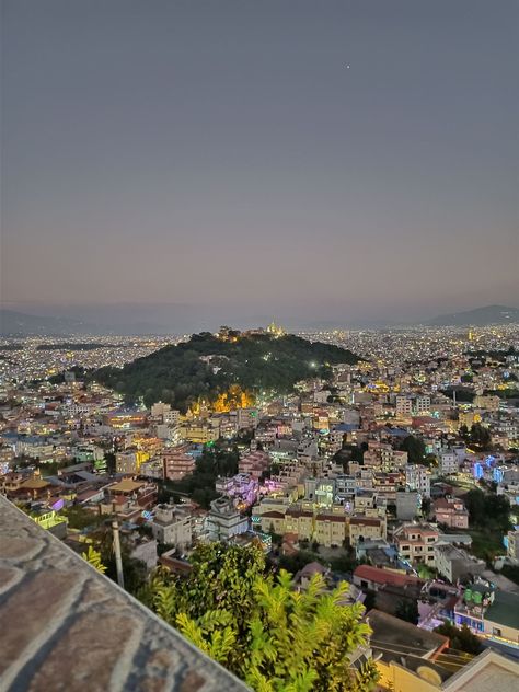 Kathmandu Valley at Night Nepal Beautiful Places, Kathmandu Nepal Aesthetic, Kathmandu Aesthetic, Kathmandu Photography, Nepal Places, Nepal Aesthetic, Nepal Nature, Nepal Photography, Nepal Kathmandu