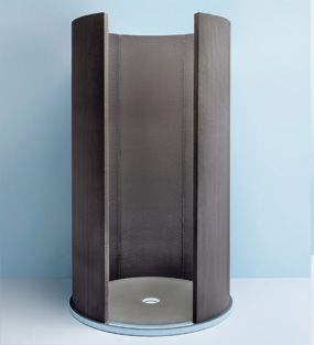 Fundo Spiral & Round Shower Enclosures - wedi - The system supplier for innovative products Shower Pods Diy, Round Shower Enclosure, One Piece Shower, Shower Pods, Tire Chairs, Tech Inspiration, Shower Box, Car Part Furniture, Box Bedroom