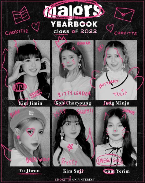 Kpop Yearbook Edit, Yearbook Rp, Yearbook Doodles, Eboard Photoshoot, Kpop Yearbook, Yearbook Aesthetic, Yearbook Edit, School Magazine Ideas, Yearbook Photoshoot