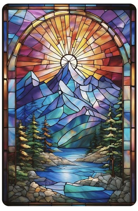 Stained Glass Designs Templates Flowers, Free Stainglass Patterns, Stain Glass Windows, Stain Glass Window Art, Glass Creations, Stained Glass Window Panel, Stained Glass Designs, Stained Glass Patterns, Paint Ideas