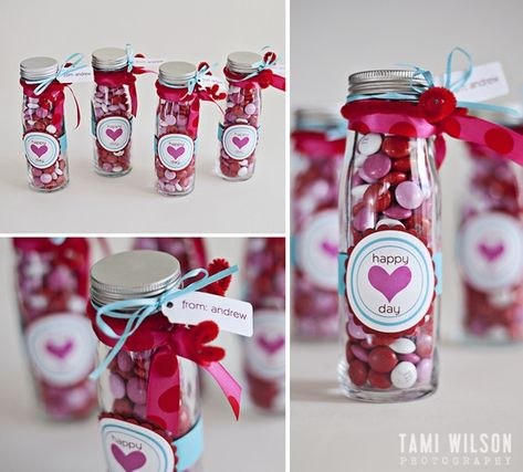 20 Simple Homemade Valentine Ideas | Old Salt Farm Teacher Valentine Gifts, Happy Hearts Day, Homemade Valentines, Valentines Day Treats, My Funny Valentine, The Jar, Valentine Treats, Valentine Fun, Simple Valentine