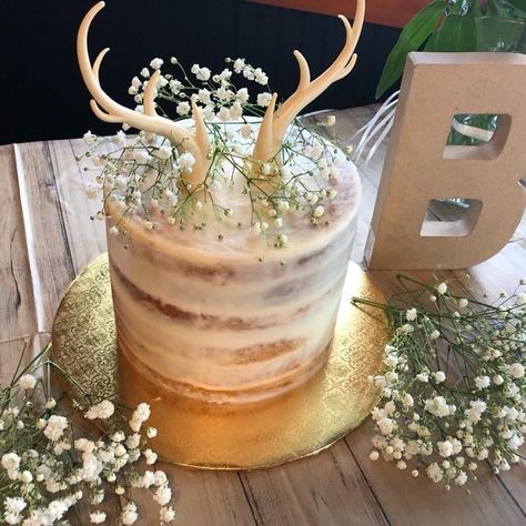 Oh Deer Cake Ideas, Deer Theme Baby Shower Ideas For Boys, Oh Deer Hes Almost Here, Fawn Baby Shower Ideas Girl, A Little Hunter Is On The Way, Oh Deer Baby Shower Ideas, Hunter Baby Shower Theme, Baby Shower Hunting Theme, Deer Baby Shower Ideas