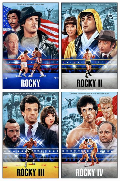 Rock Balboa, Rocky Balboa Poster, Stallone Movies, Rocky Series, Rocky Poster, Rocky Film, Rocky Ii, Italian Stallion, Childhood Memories 80s