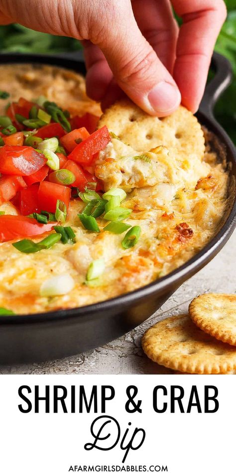 Spicy Crab Queso, Hot Crab Rangoon Dip, Hot Seafood Dip, South Of The Border Dip, Seafood Dip Cold, Shrimp Crab Dip, Shrimp Appetizers For Party, Deviled Crab Recipe, Seafood Dips Recipes