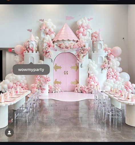 Diy Princess Party, Fairy Theme Birthday Party, Tiffany Birthday Party, Princess Backdrops, Tiffany Birthday, Princess Theme Birthday, Princess Theme Birthday Party, Donut Decorations, Princess Diy