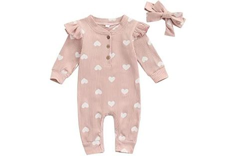 New release on Amazon Fashion! Cool Baby, Knit Bodysuit, Ruffle Long Sleeve, Ruffle Romper, Bow Knot, Cute Rompers, Baby Set