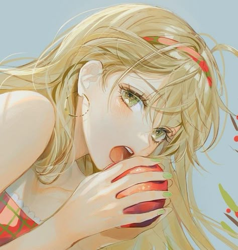 Art Girl, Anime Icons, Blonde Hair, Avatar, Character Art, Anime Art, Digital Art, Blonde, My Saves