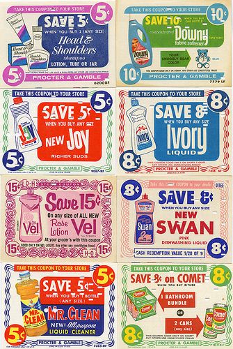 Desain Buklet, Coupon Template, Free Love, Vintage Packaging, Coupon Design, Retro Ads, Vintage Graphic Design, Four Days, Vintage Kids