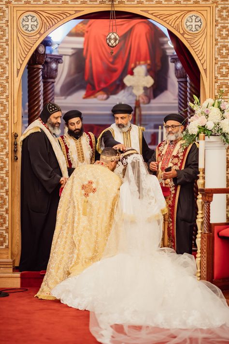 Coptic Wedding Egyptian, Coptic Orthodox Wedding, Coptic Wedding, Forest Theme Wedding, Marriage Photography, Orthodox Wedding, Wedding Portrait Poses, Alexandria Egypt, Arab Wedding