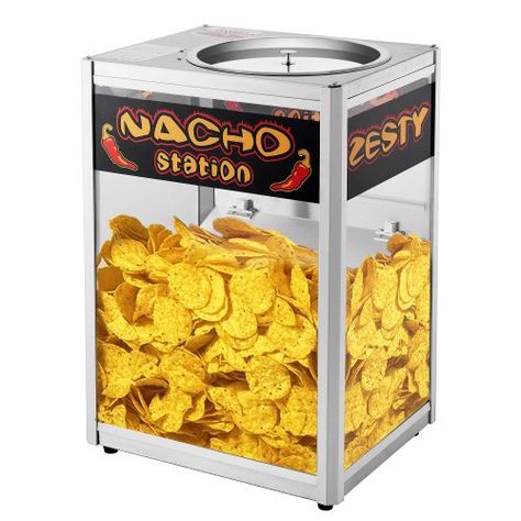 Great Northern Nacho Station Commercial Grade Nacho Warmer Merchandiser Nacho Station, Nacho Chips, Popcorn Popper, Popcorn Machine, At Home Movie Theater, Food Warmer, Concession Stand, Tortilla Chips, Small Appliances