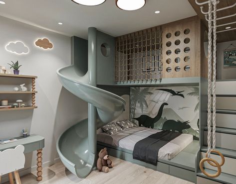 Tree House Bunk Bed, Irregular Rugs, Cool Beds For Kids, Custom Bunk Beds, Solid Wood Bunk Beds, Interior Design Behance, Wood Bunk Bed, Boy Toddler Bedroom, House Bunk Bed